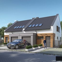 wizualizacje 3D NINE ATELIER projekt osiedla domów jednorodzinnych w Wałczu architekt Poznań