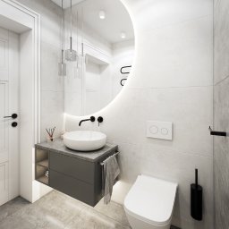 Projektant wnętrz dekoracja wnętrz nowoczesna łazienka w Poznaniu