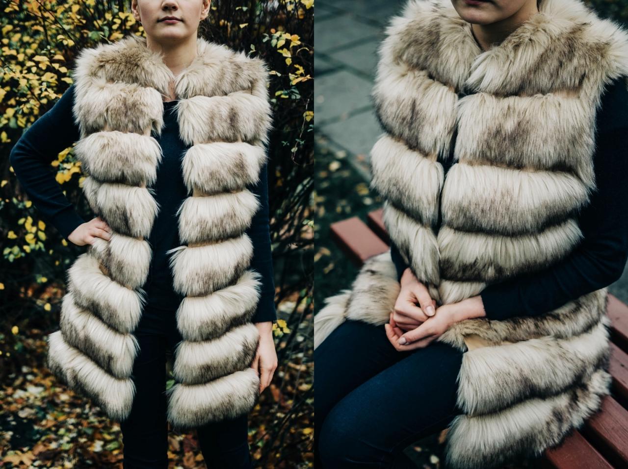 Futra Sztuczne, Kamizelki, Parka, Obszycia