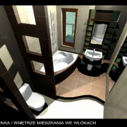 Projekt mieszkania we Włókach