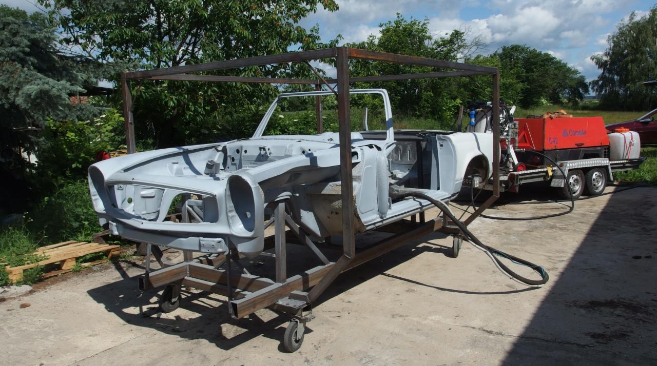 Sodowanie Mercedesa W113