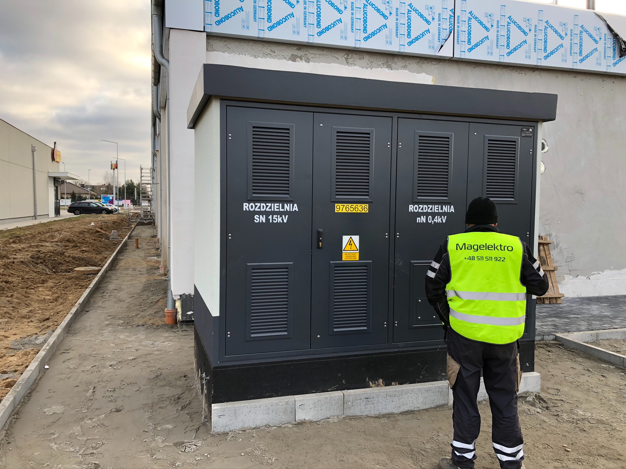 Stacja Transformatorowa na potrzeby sklepu Lidl