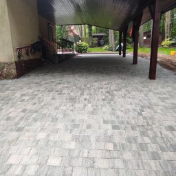 Układanie kostki brukowej Milin 2