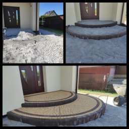 Układanie kostki brukowej Milin 4