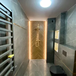 Kompleksowe wykończenie łazienki.