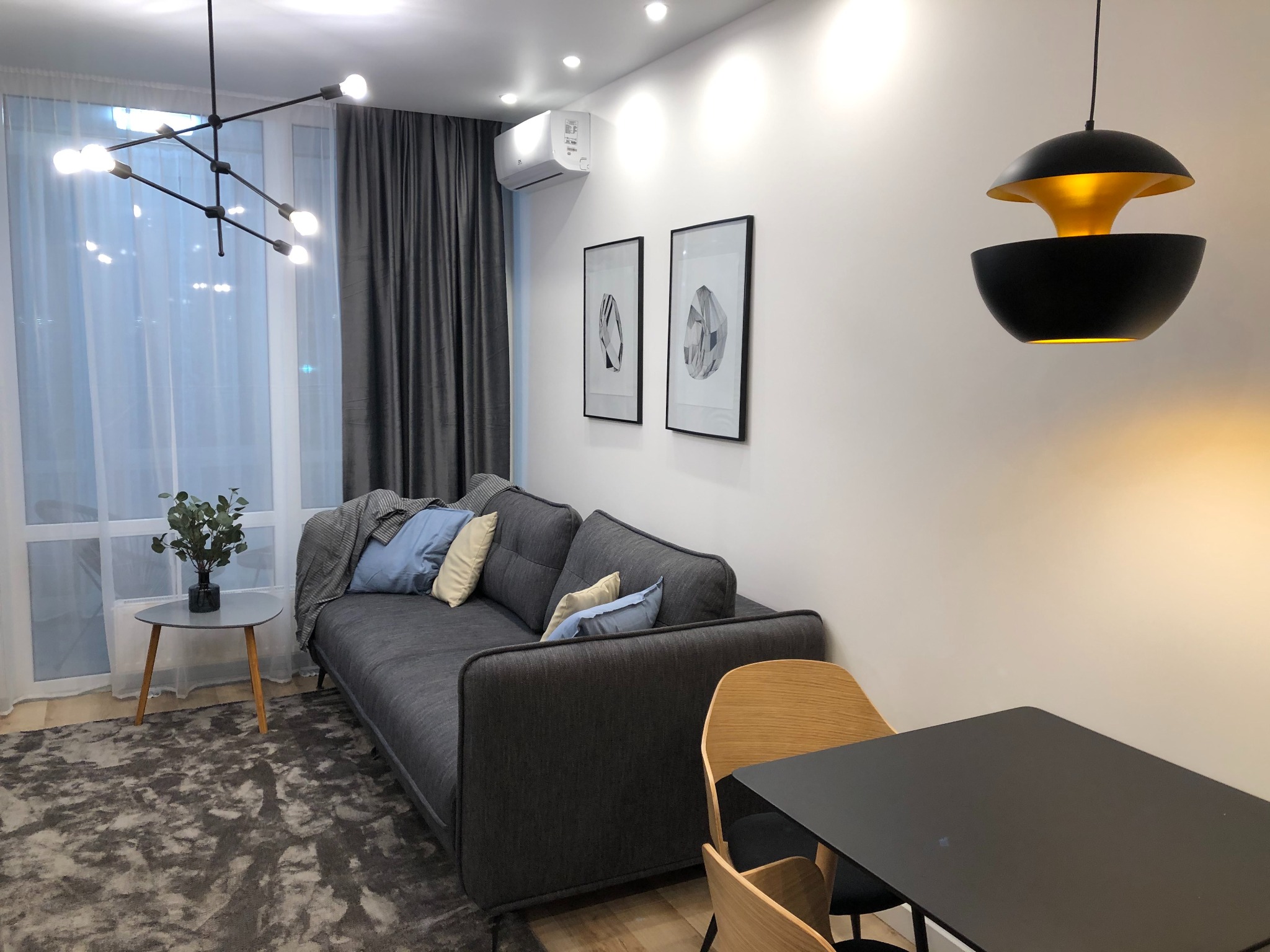 Projekt oraz wykończenie mieszkania.