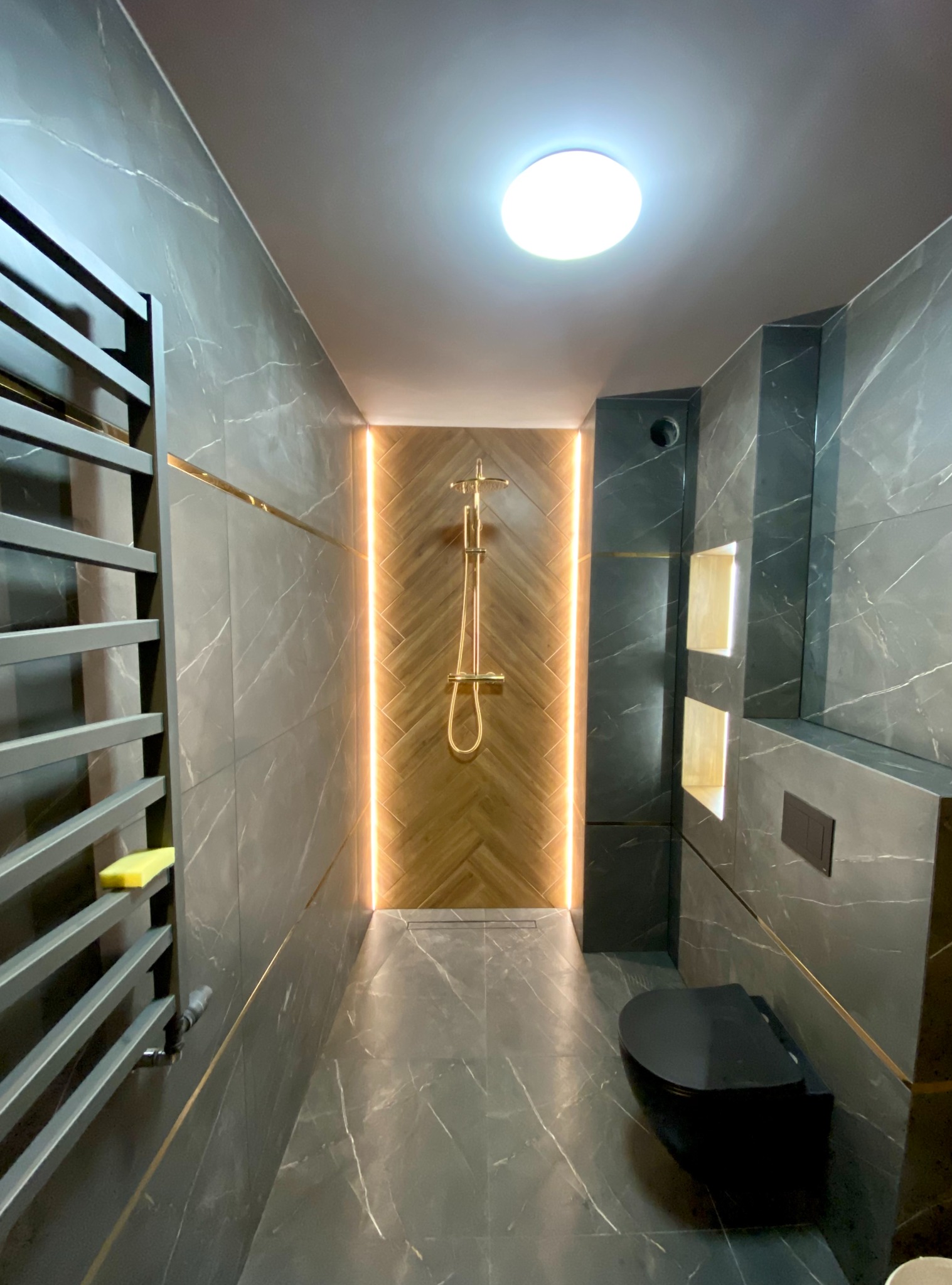 Kompleksowe wykończenie łazienki.