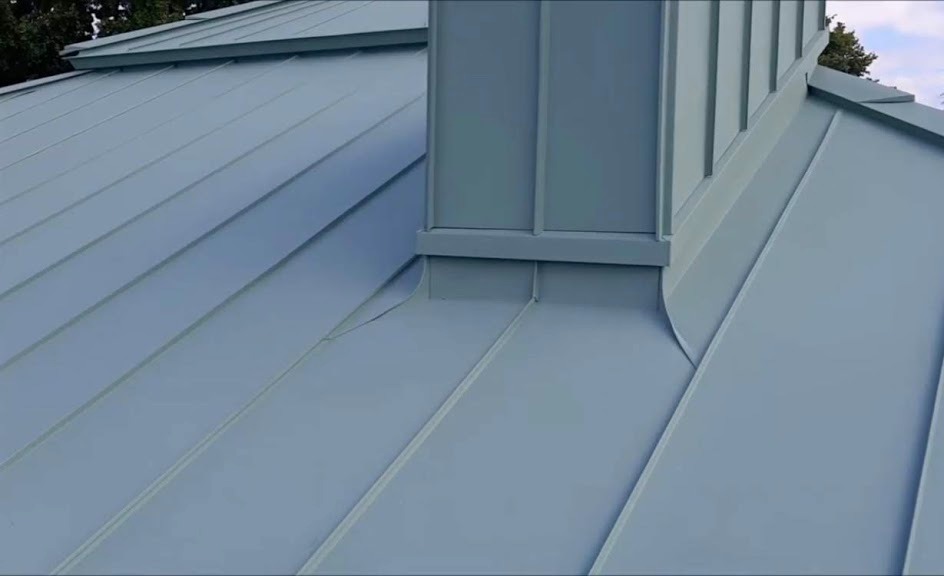 Standardowy komin pod rąbek