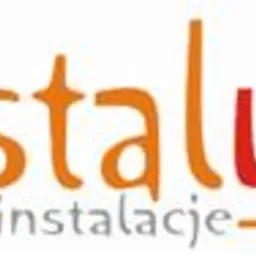 Logo firmy Instalus! Elektroinstalacje z pomarańczowo-czerwonym napisem na białym tle.