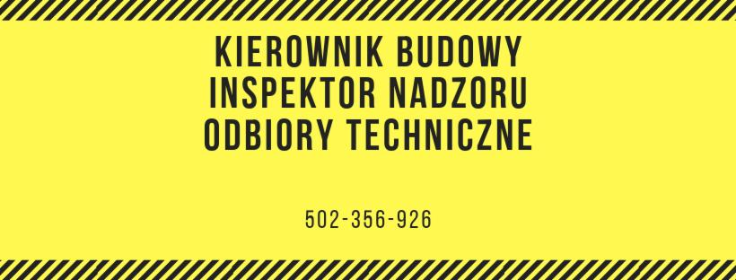 Kierownik Budowy - Kierownik budowy Gdańsk