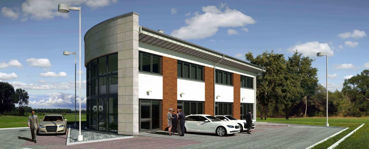 budynek usługowy, Jabłonna 2016