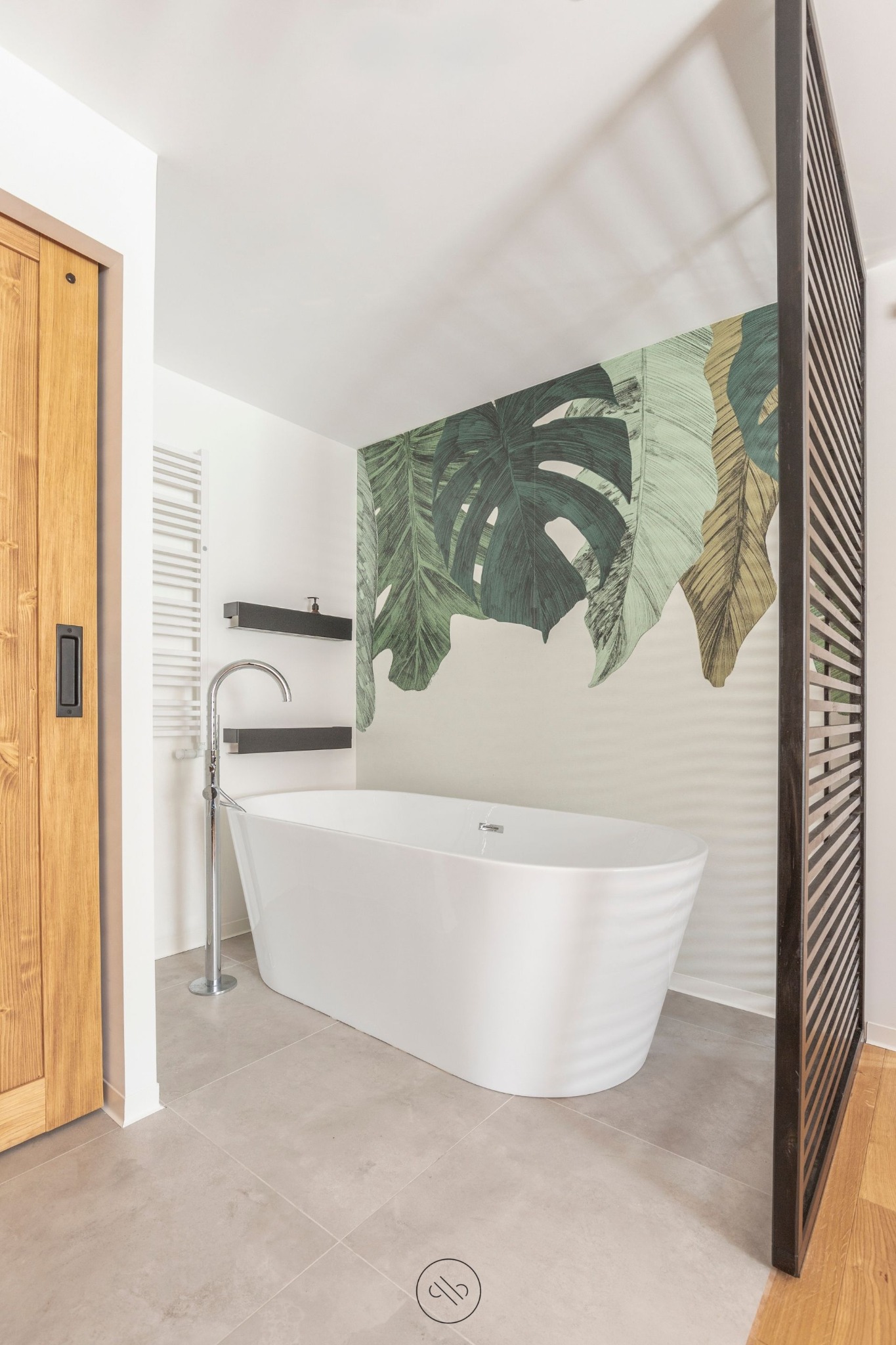 Łazienka z sypialnią mieszkanie z antresolą