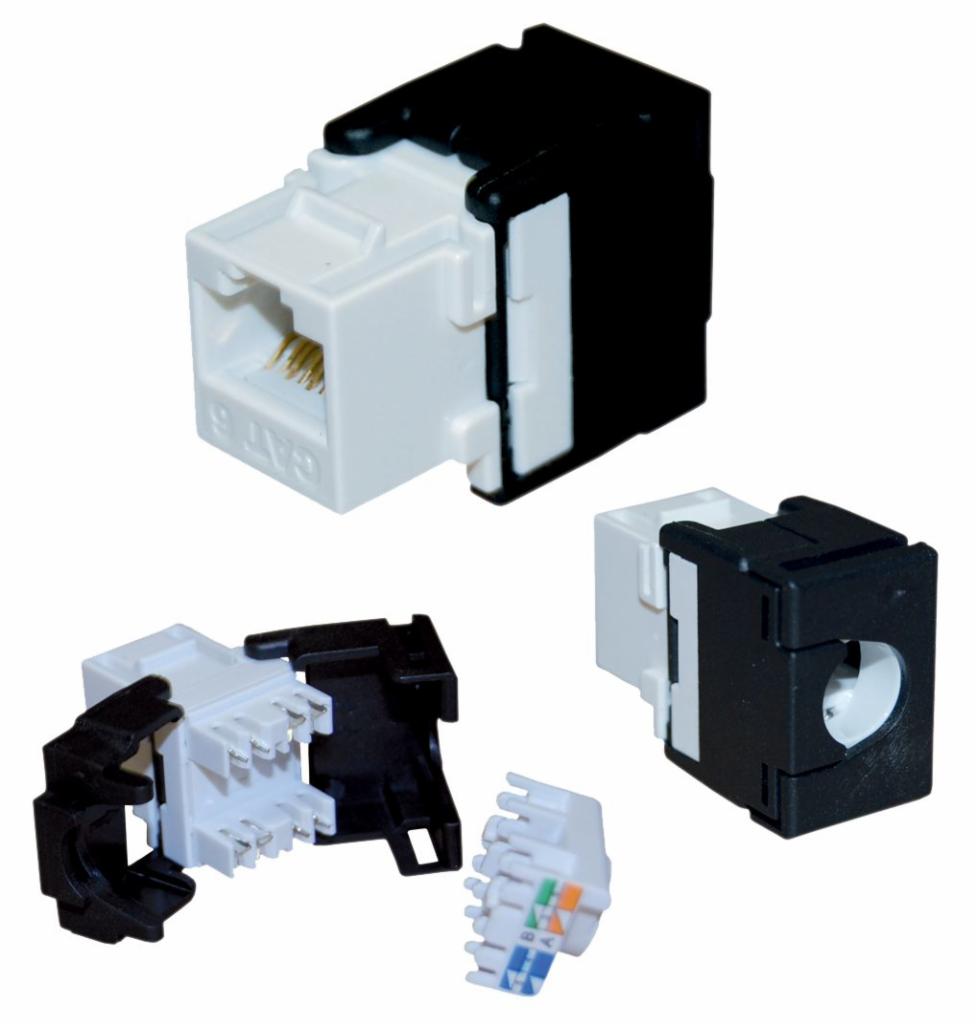 Gniazdo RJ45 kat.6 UTP beznarzędziowe