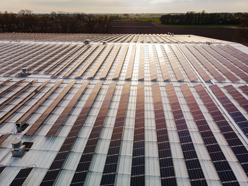 Dach budynku przedsiębiorstwa. Realizacja Hymon Energy