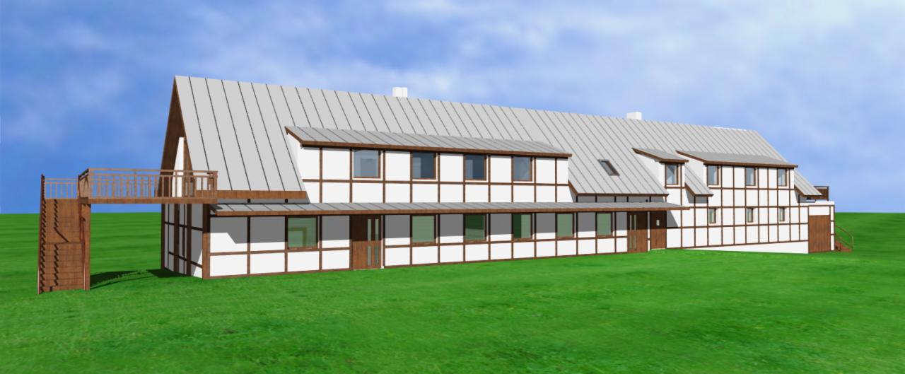 Klonowo Dolne. Projekt kompleksu hotelowego