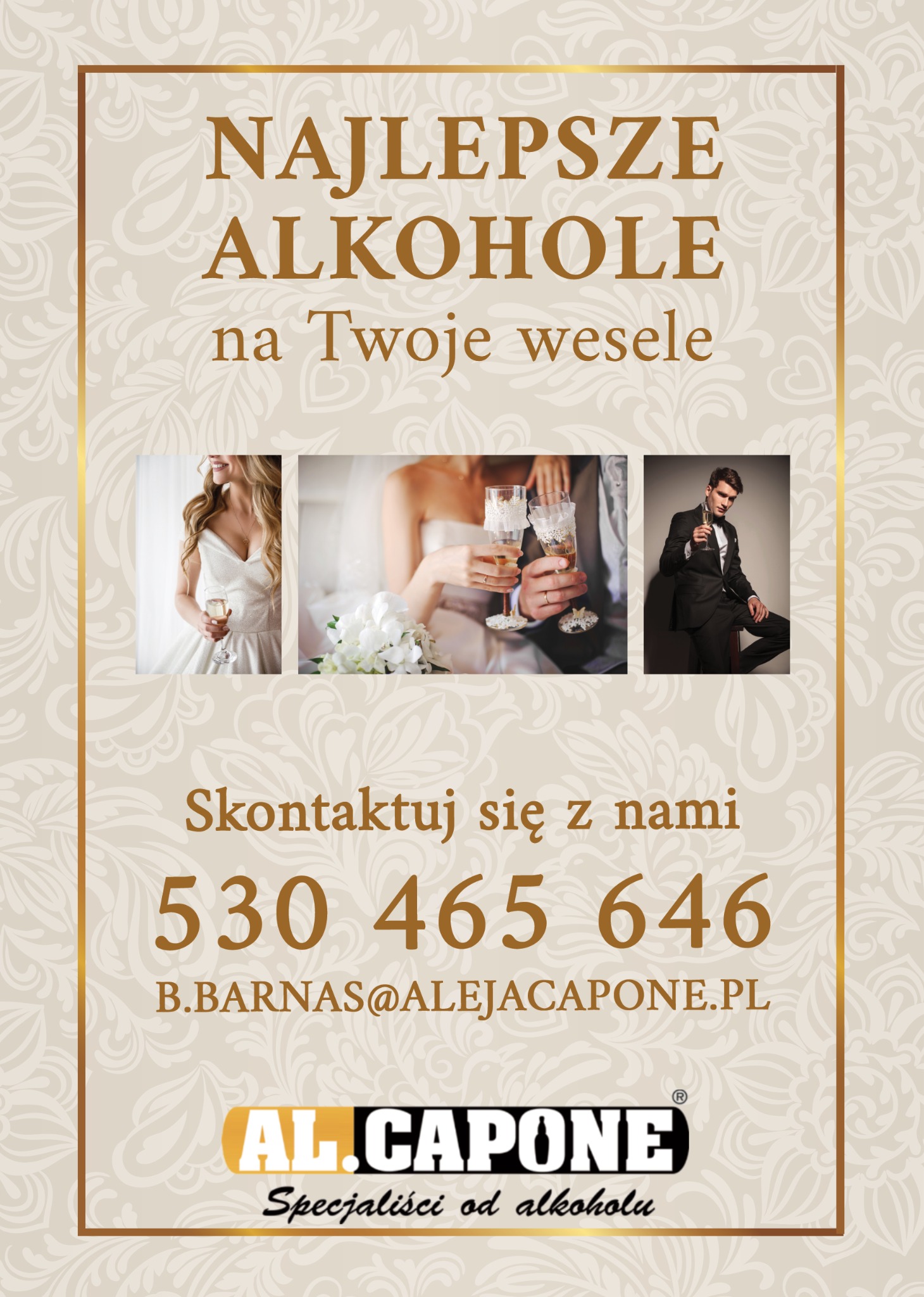 Planujesz wesele? Masz już garnitur, salę, kwiaty, ale brakuje Ci alkoholu? Zaufaj profesjonalistom!