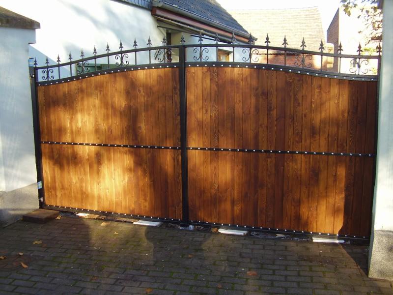 Bramy,Ploty,Sichtschutztore,Doppelstabmatte,