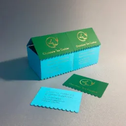 Oryginalne wizytówki z wykrojnika