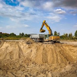 Budowa dróg Giebułtów 2