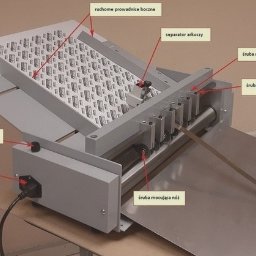 Nacinarka, rycówka do nacinania materiałów samoprzylepnych. Automatyczne podawanie arkuszy. Bardzo duża wydajność gwarantowana. Przystępna cena. Poleca producent Harti