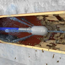 Udrażnianie rur kanalizacji wewnętrznej i zewnętrznej. Średnica rur do fi 160.