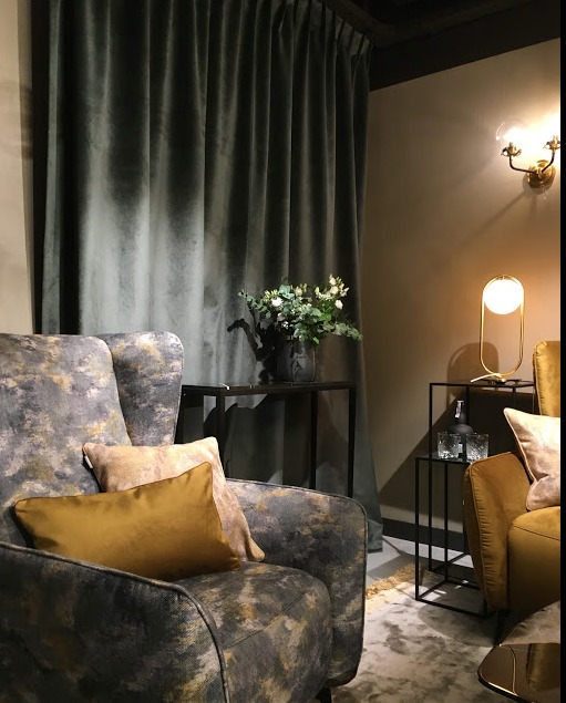 Aranżacja salonu w showroomie.