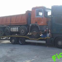 	  transport ciężarówek ciągników siodłowych  
