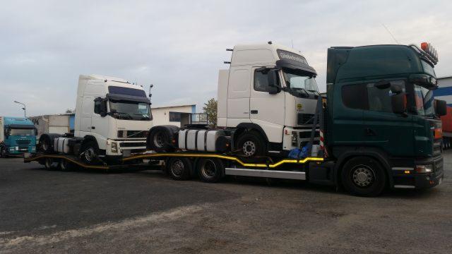 transport ciężarówek ciągników siodłowych