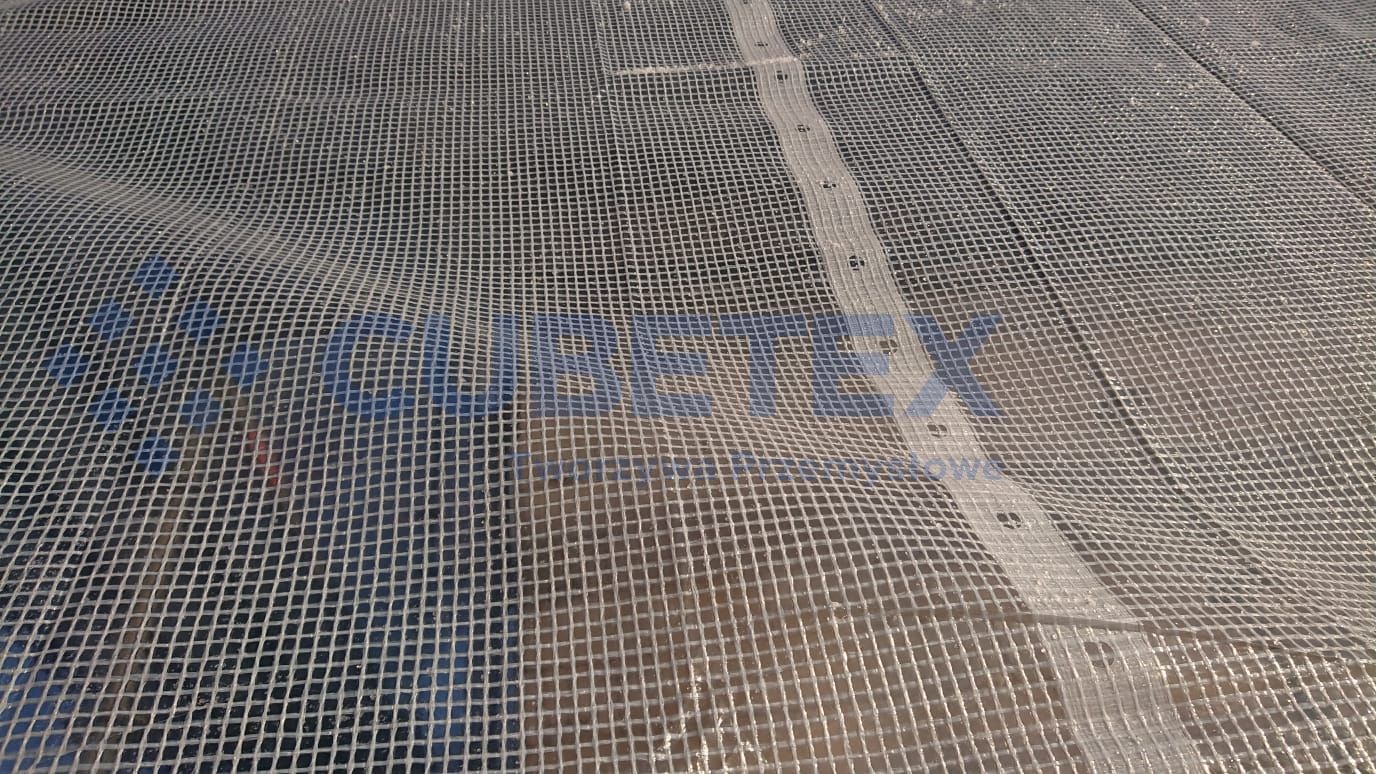 Plandeka na rusztowanie - trudnopalna FR