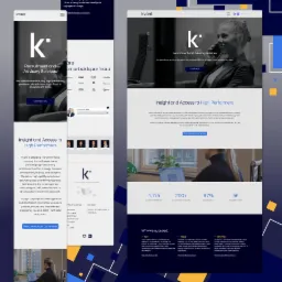 Responsywna strona internetowa firmy rekrutacyjnej Kvant, prezentująca usługi rekrutacji i doradztwa, z elementami interaktywnymi i nowoczesnym designem.