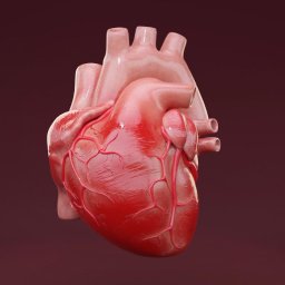 Model 3D ludzkiego serca.
- modelowanie
- teksturowanie
- animacja