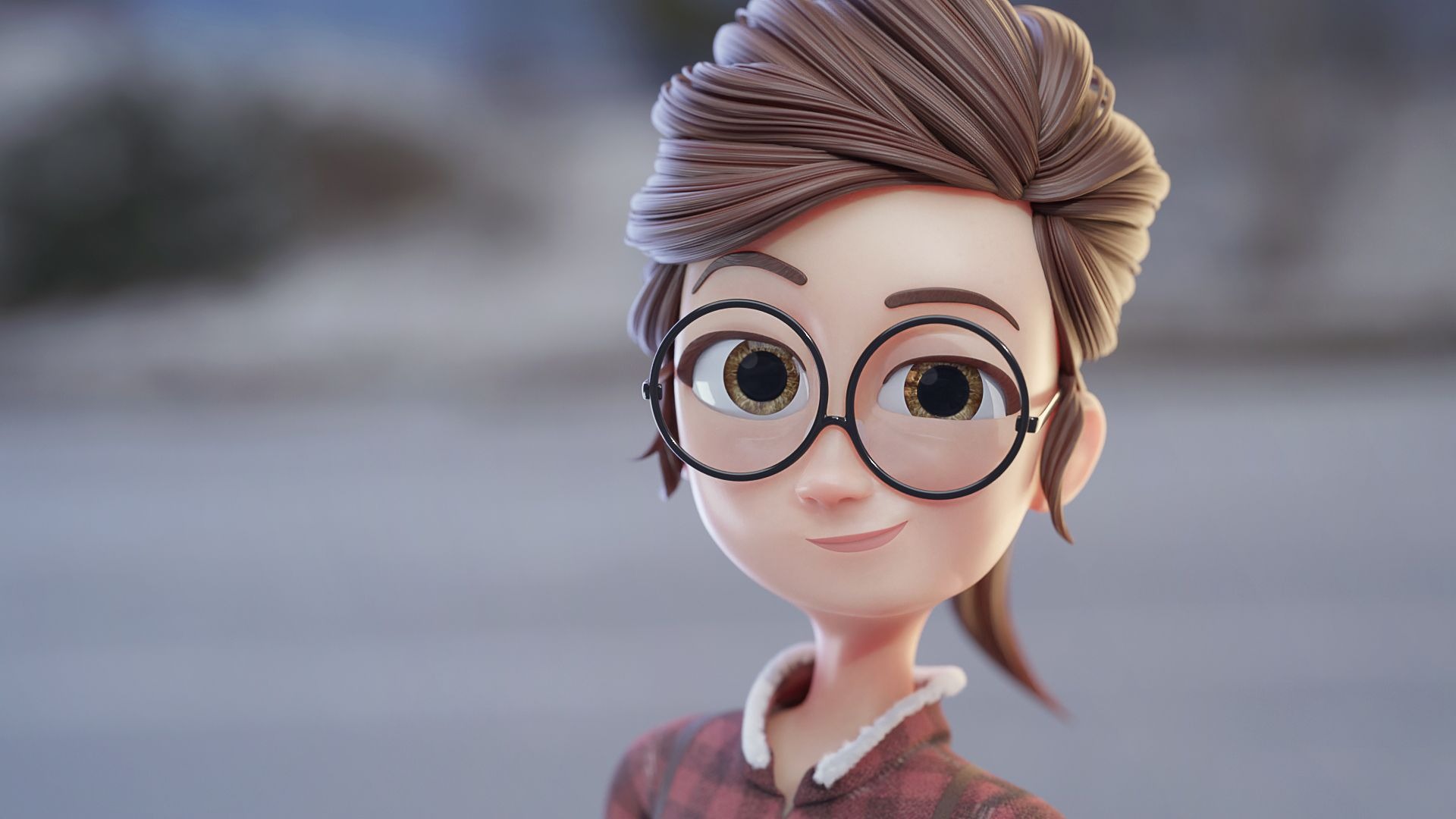 Model postaci 3D do animacji. - modelowanie - teksturowanie - riggowanie - animacja