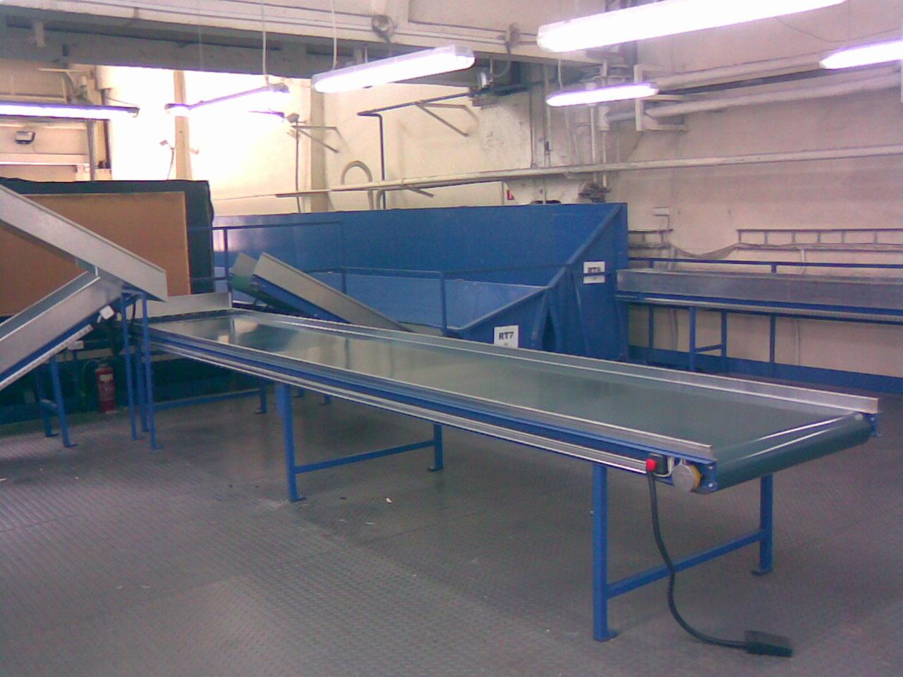 Zespół transporterów taśmowych