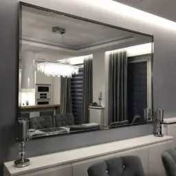 Rama lustra stał nierdzewna polerowana