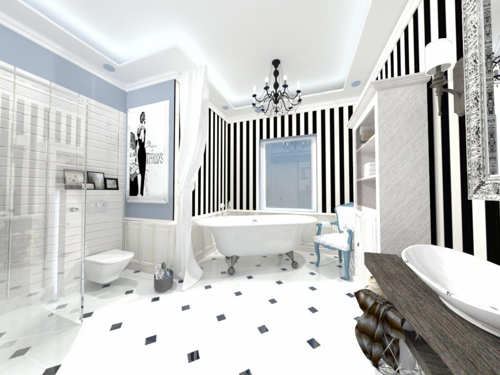 Łazienka w stylu francuskim