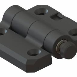 Zawias z blokadą kąta otwarcia.