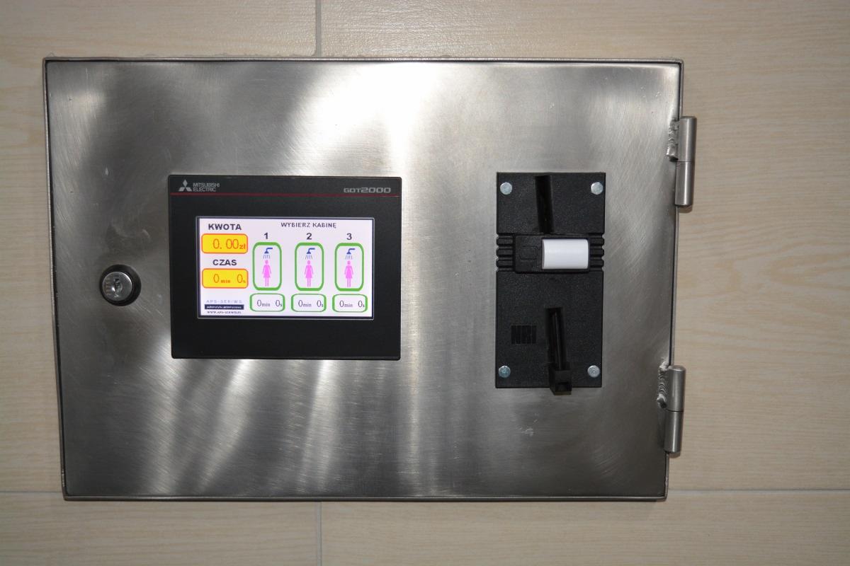 Punkt poboru opłat za prysznic