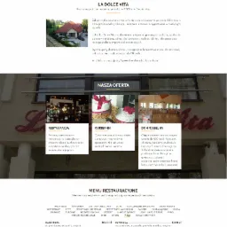 Strona restauracji z kalendarzem rezerwacji, galerią i wirtualnym spacerem