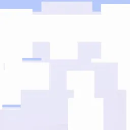 Schemat konstrukcji stalowej hali w odcieniach bieli i błękitu, przedstawiający uproszczony plan budynku.