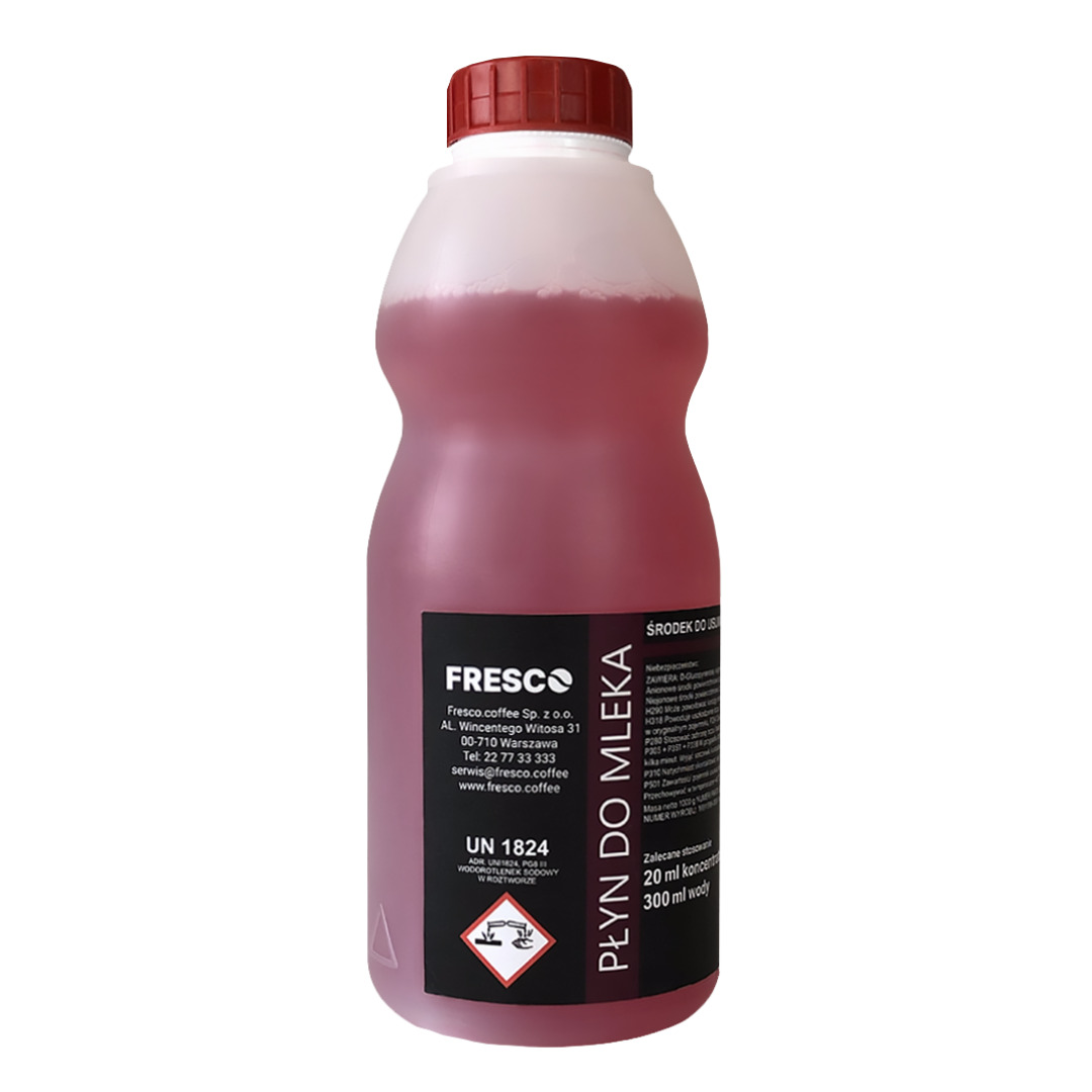 Profesjonalne Środki Czystości do Ekspresów PŁYN DO CZYSZCZENIA MLEKA