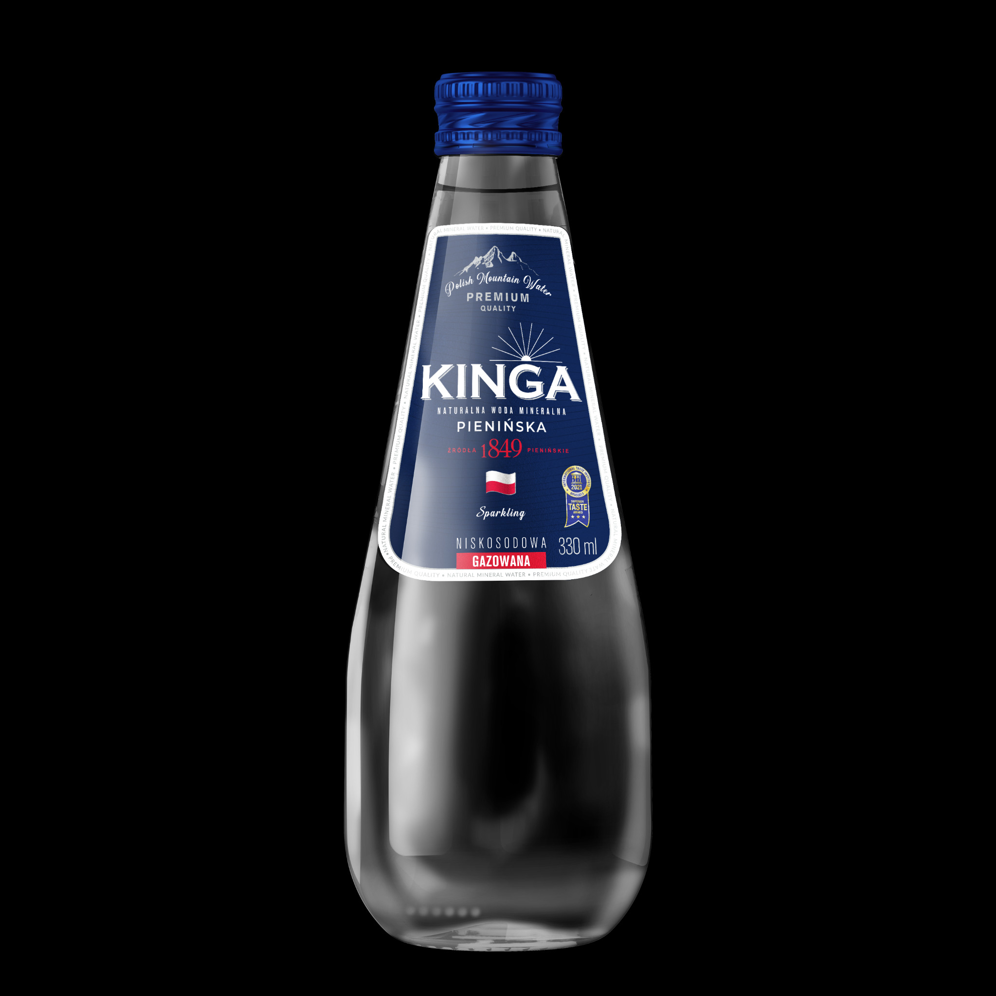 Woda KINGA SZKLE 0,7L 0,33L