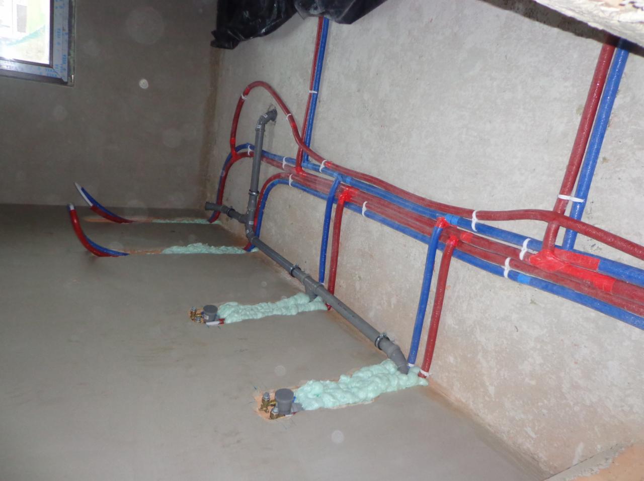 Instalacja wod-kan - dom w Lusowie