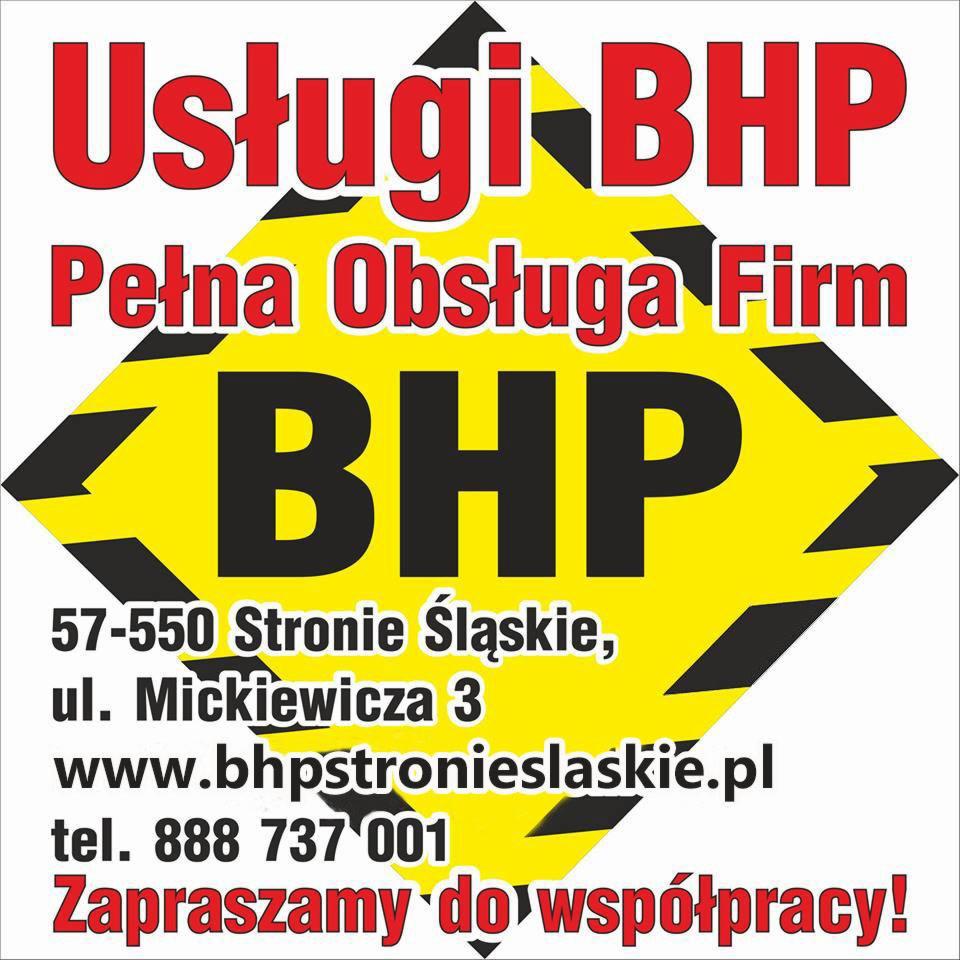 Ogłoszenie firmy oferującej pełną obsługę dla firm, z adresem w Stroniu Śląskim i numerem telefonu, zapraszające do współpracy.