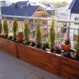 Architektura ogrodowa DREWNIANE DONICE