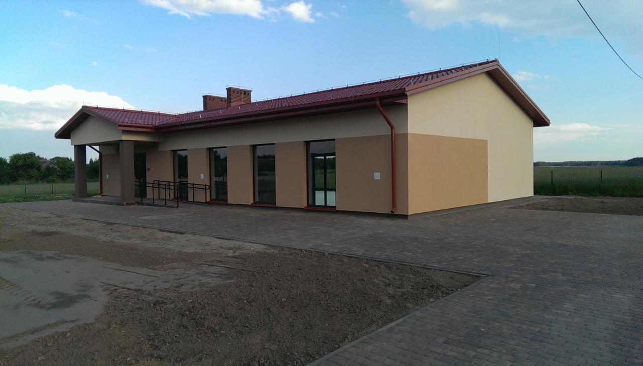 Budowa świetlic wiejskich stan wykończeniowy