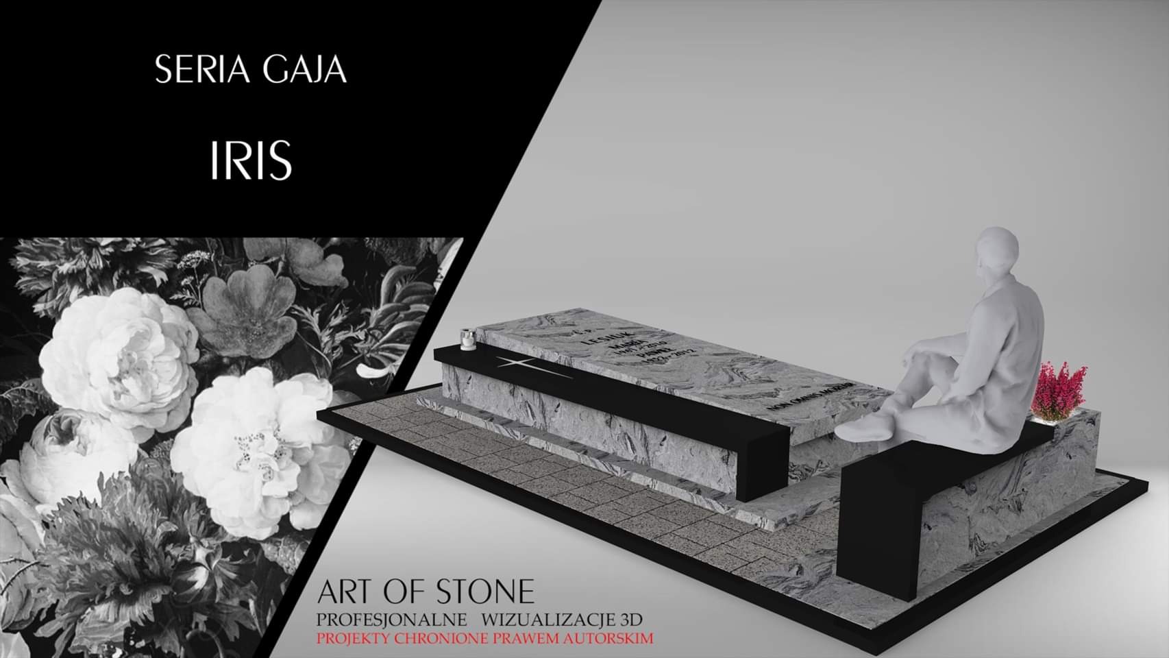 Nagrobki granitowe projektujemy i produkujemy w Białej Podlaskiej