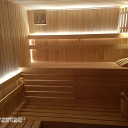 Sauna w całości wykonana z lipy 