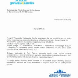 referencje żłobek Bernardyńska Gliwice