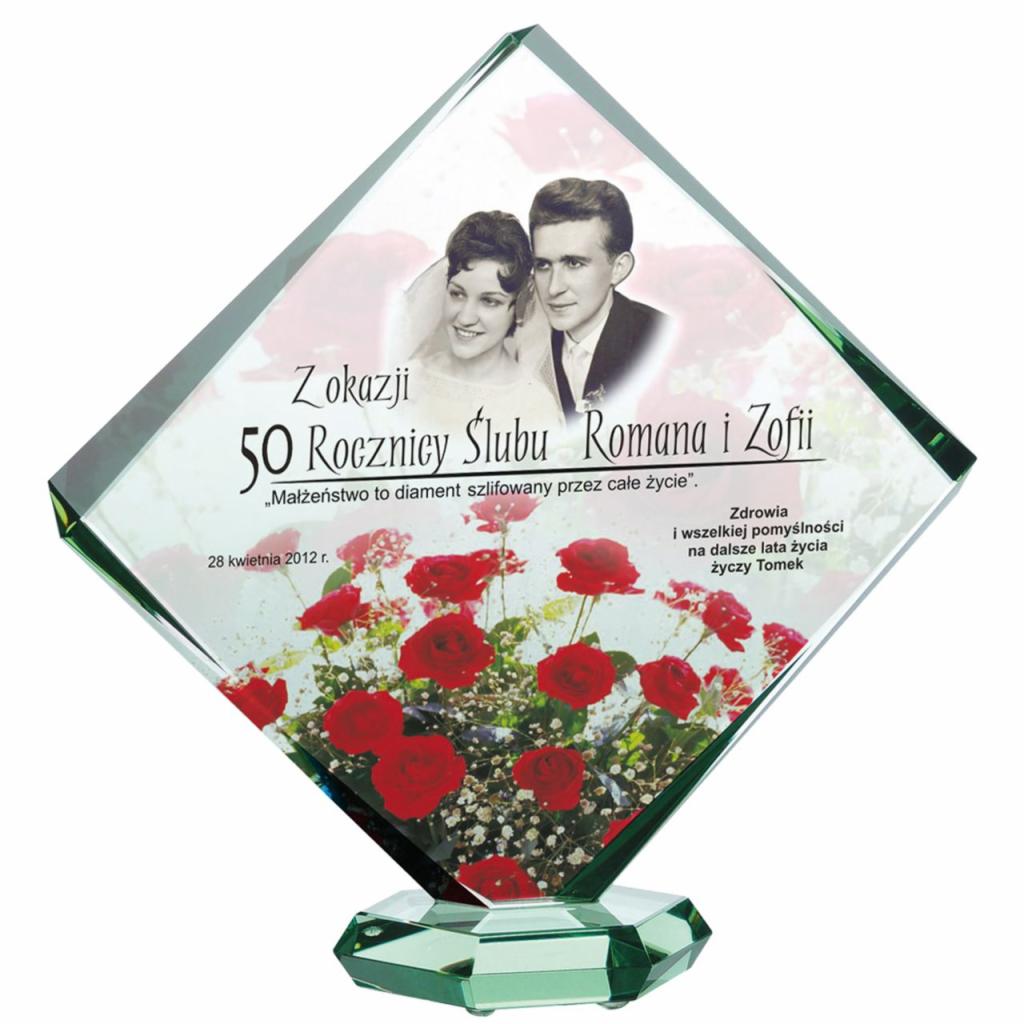 Prezent na Rocznicę Ślubu Szklane Trofeum