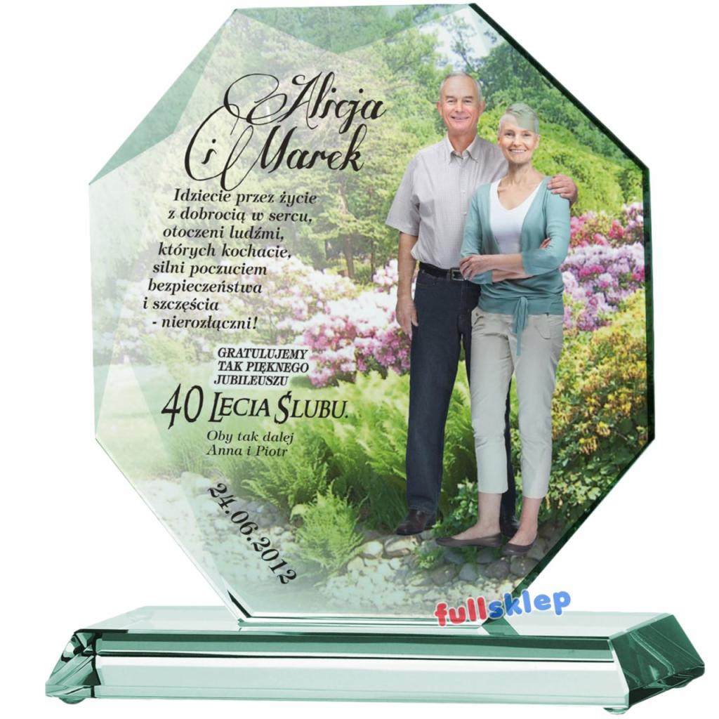 Prezent na Jubileusz ze zdjęciem jubilata